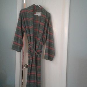 100% cotton flannel robe